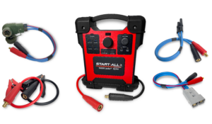 Start•All Jump•Pack® 12/24 Volt Lithium-ion Cobalt Jump Starter with New Adapter Kit Connectors