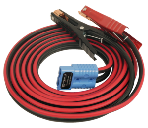 Goodall®, Light-Duty, Clamp-Ended Booster Cable with Plug- 4 Gauge