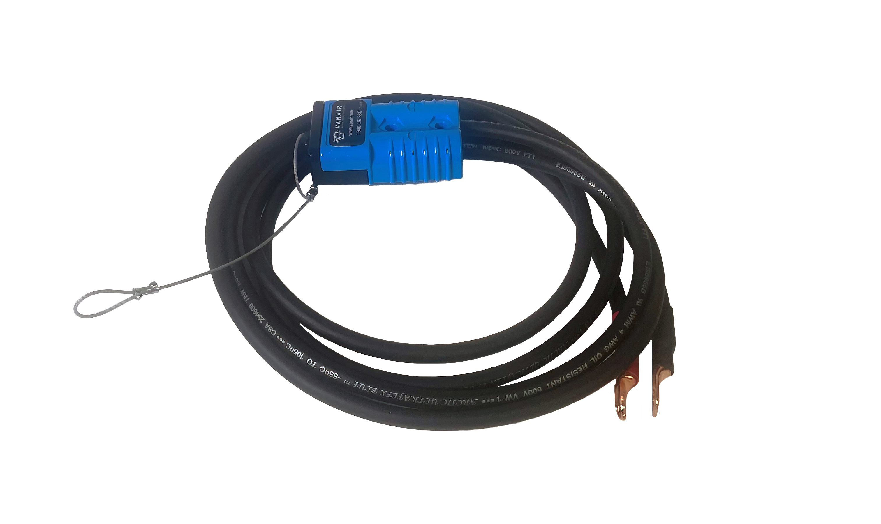 Goodall®, Light-Duty Battery Lead Cable with Plug and Weather Cap- 4 Gauge