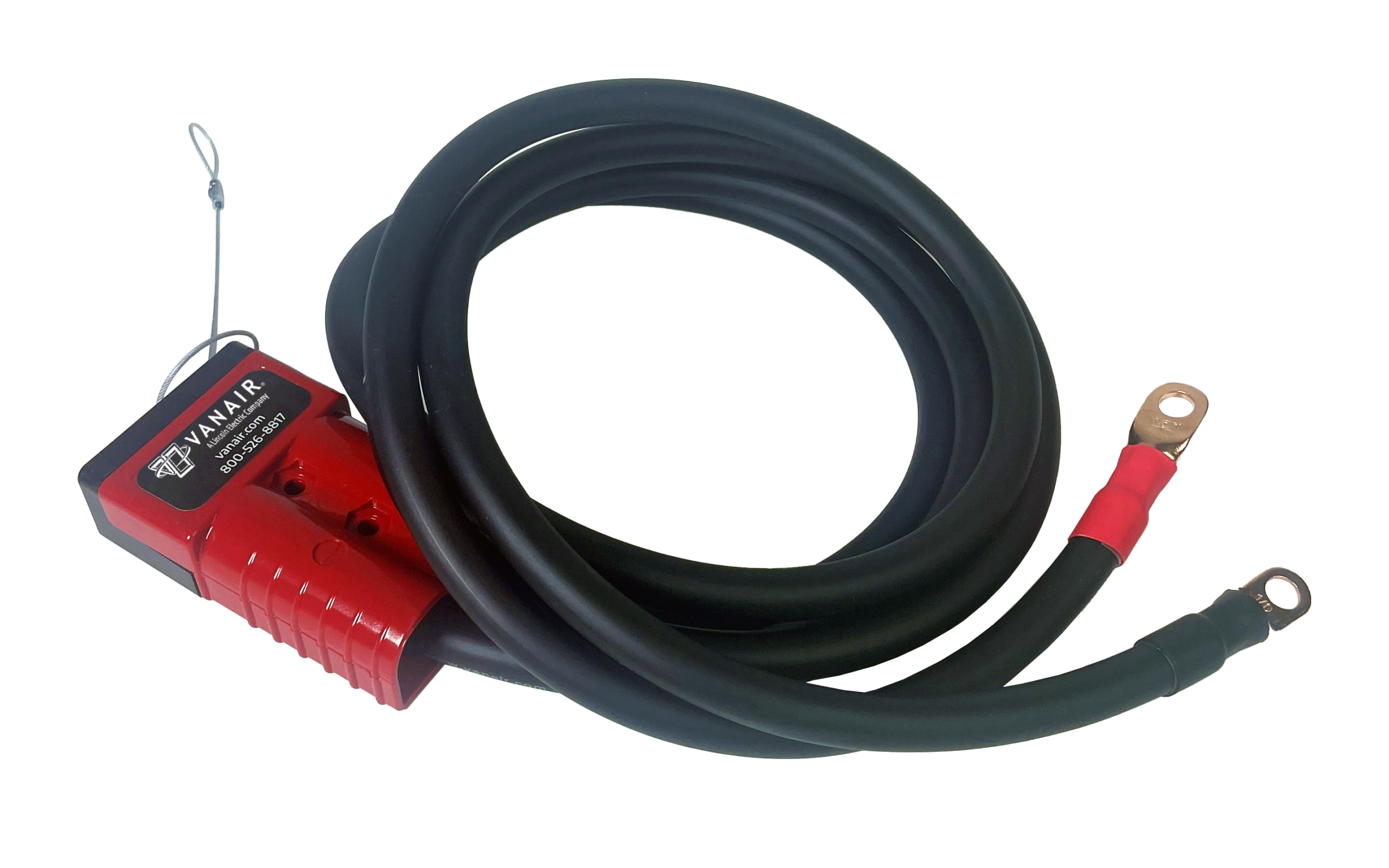 12-601 Goodall®, Industrial-Duty, Battery Lead Cable with Plug and Weather Cap- 1/0 Gauge