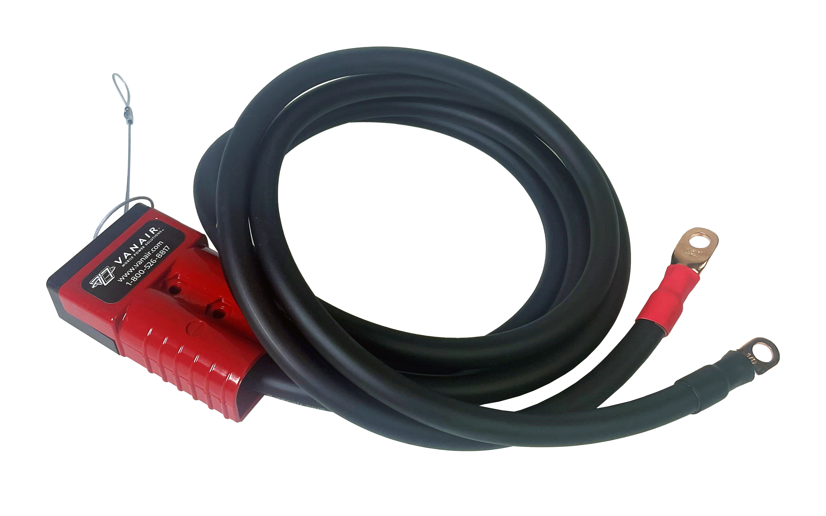 Goodall®, Industrial-Duty, Battery Lead Cable with Plug and Weather Cap- 1/0 Gauge