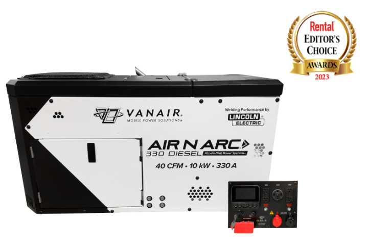 Air N Arc® 330 Diesel as Rental™ Editor's Choice Award Recipient Air N Arc® 330 Diesel as Rental™ Editor's Choice Award Recipient