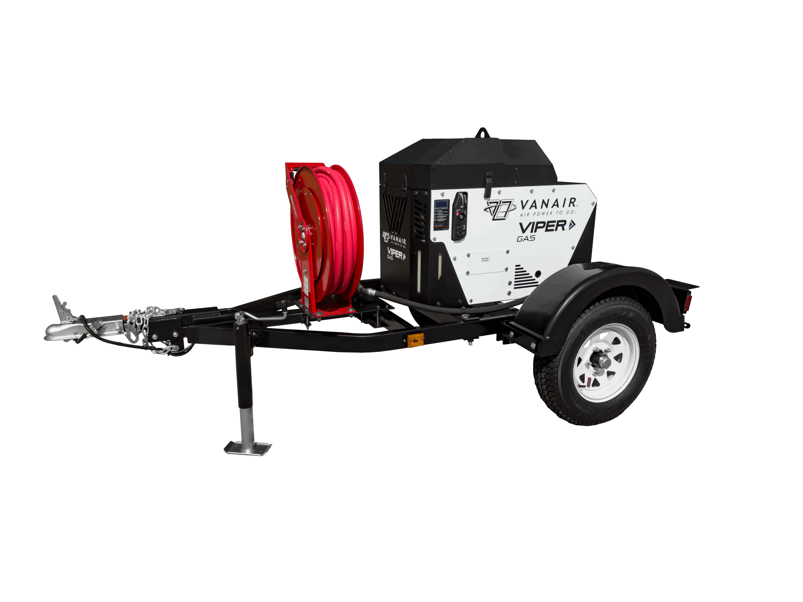 Viper™ Gas Rotary Screw Air Compressor on DOT Trailer Viper™ Gas Rotary Screw Air Compressor on DOT Trailer
