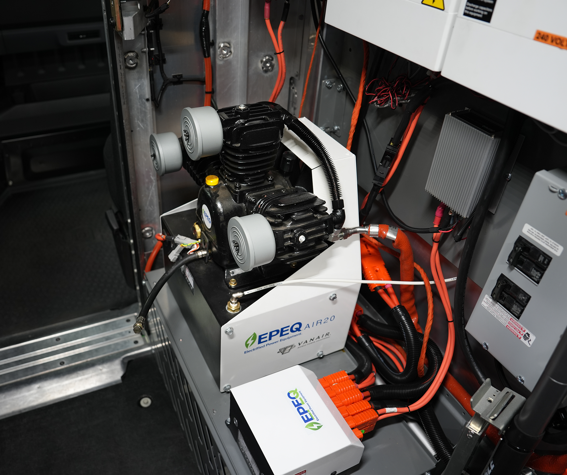 EPEQ® AIR20 Reciprocating Air Compressor in Chevrolet BrightDrop