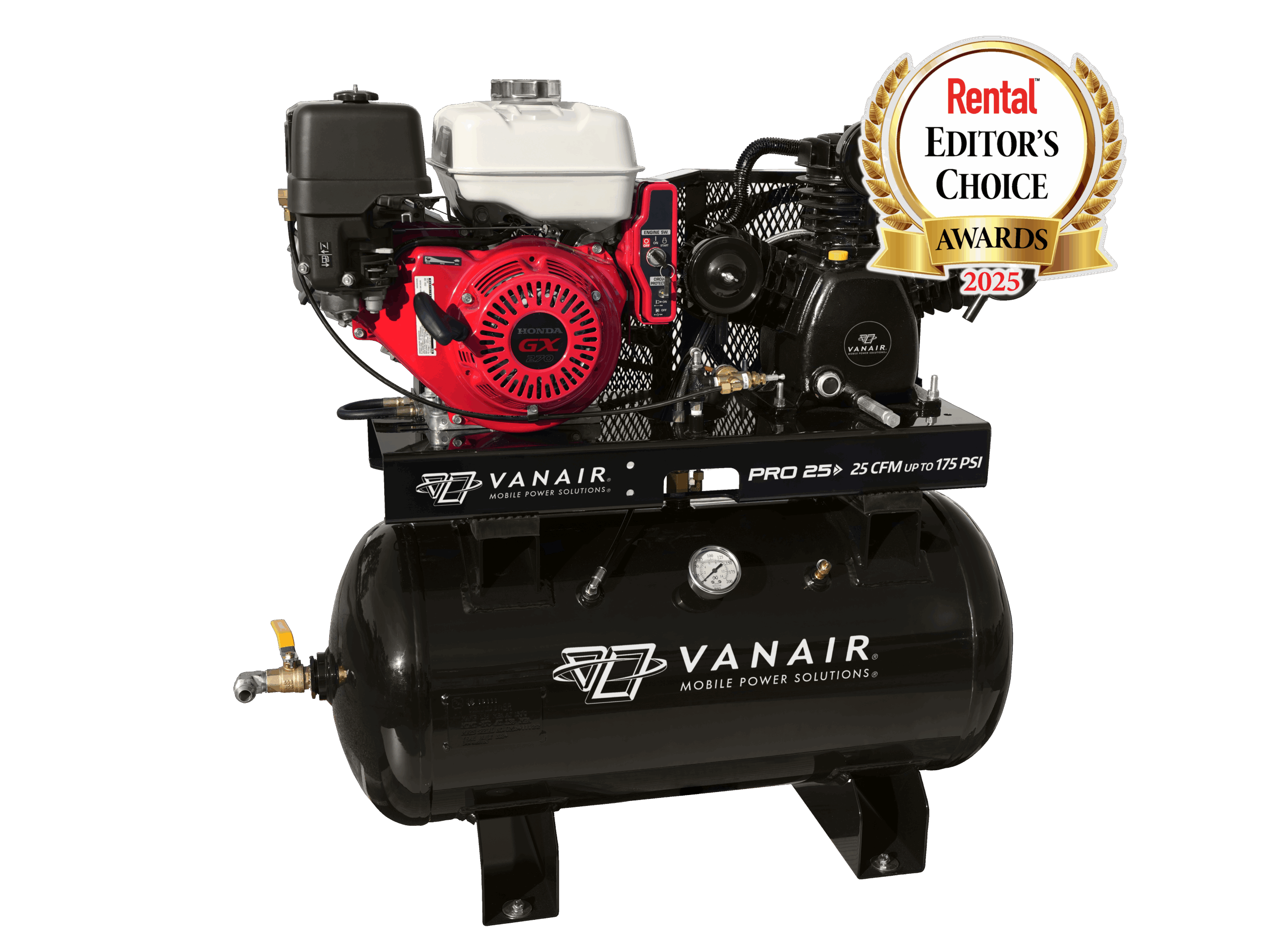 Vanair® PRO 25 Portable Reciprocating Air Compressor