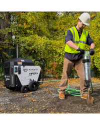Jackhammering with Viper™ Gas Rotary Screw Air Compressor Jackhammering with Viper™ Gas Rotary Screw Air Compressor