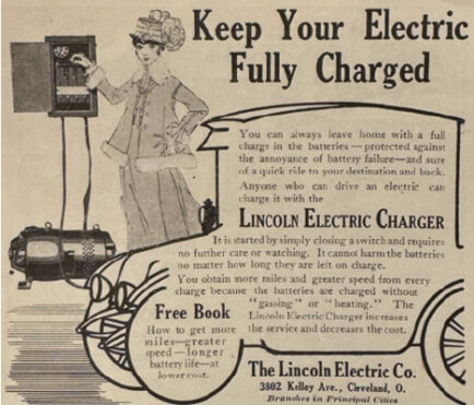Lincoln Electric Vintage EV Charging Ad