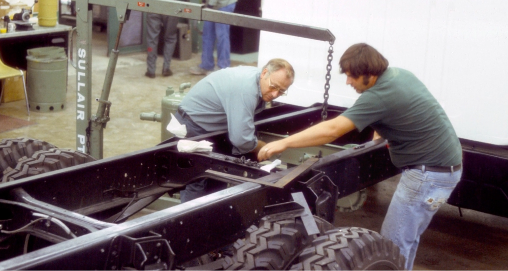 Upfitting an early PTO Underdeck System, c. 1972