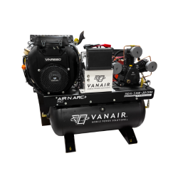 Vanair® Air N Arc® 150 ALL-IN-ONE Power System® with VNR680 engine - compact vehicle-mounted unit and OEM maintenance kit access