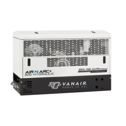 Vanair® Air N Arc® 300 Hydraulic ALL-IN-ONE Power System® open-center hydraulic drive compressor unit with OEM maintenance kit access