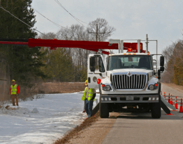 Utility Work with Vanair® PTO Underdeck System