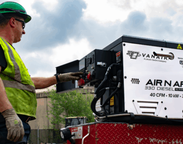 Vanair® Air N Arc® 330 Diesel ALL-IN-ONE Power System® Control Panel Application