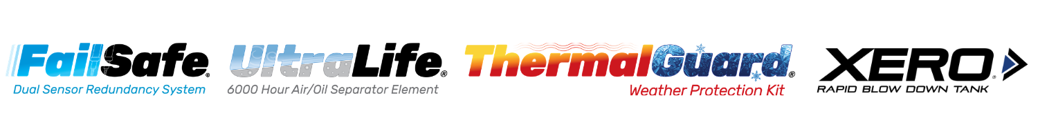 Vanair® Exclusive Underdeck Features Logos - FailSafe®, ThermalGuard®, UltraLife®, and XERO®