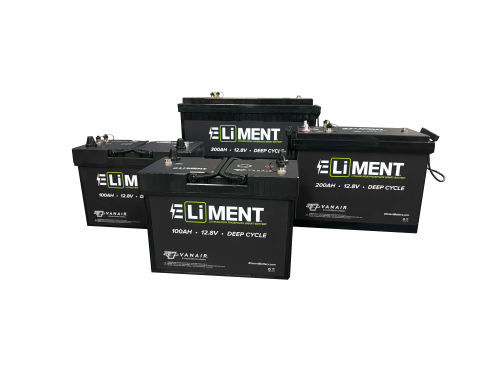 12V ELiMENT® Batteries - 100Ah Premium, 100Ah Premium Plus, 200Ah Premium Plus, and 300Ah Premium Plus